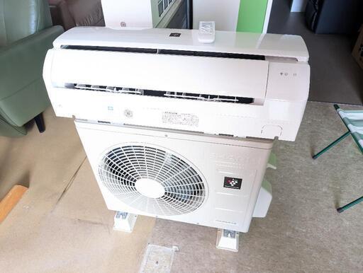 【2024年製美品・取付後ほぼ未使用】SHARP　ルームエアコン　6畳用 AY-R22DM\nプラズマクラスター7000搭載