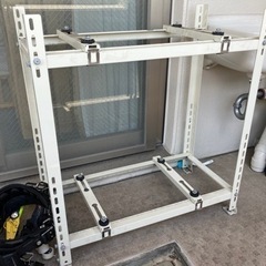 【取引中】エアコン室外機 二段 架台 嵩上げ台 キャッチャー
