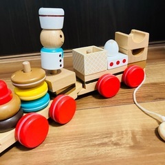 積み木　おやつ列車パティシエの画像