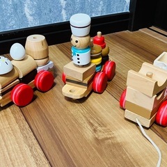 積み木　おやつ列車パティシエの画像