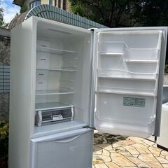 HITACHI 日立 375L冷蔵庫 2018 R-S38JVL 真ん中野菜室 ノンフロン冷凍冷蔵庫 ガラストップの画像