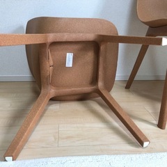 IKEA ODGER イケア オドゲル チェア ブラウン2脚セットの画像