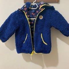 ホットビスケッツ　ダウン　リバーシブル　90センチの画像
