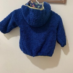 ホットビスケッツ　ダウン　リバーシブル　90センチの画像