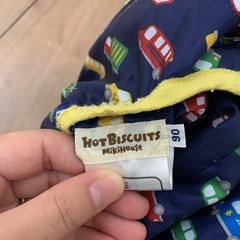 ホットビスケッツ　ダウン　リバーシブル　90センチの画像