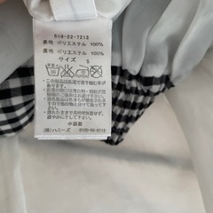 黒ギンガムチェックスカート/スカート/黒の画像