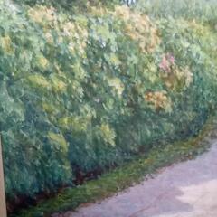 水彩画風景画　サイズ約74cm×58cmの画像