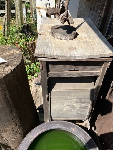 早い物勝ち！引き取り限定★蔵出し！昭和レトロ 脱穀機 唐箕 とうみ 木製 手動 手回し 古民具 レトロ アンティーク 工芸品 アンティーク インテリア 古民家 工芸品 インテリア カフェ