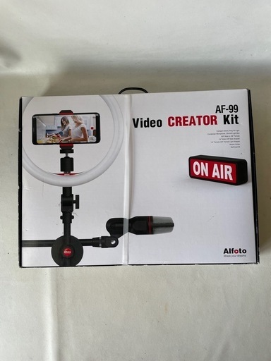 Alfoto アルフォト Video CREATOR Kit ビデオクリエイターキット AF-99 YouTube 自撮り 生配信 商品撮影 未使用自宅保管品