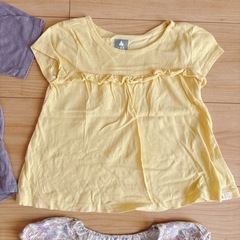 女の子　綿100%半袖Tシャツ　4枚セット　90cm  100cmの画像