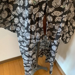 古布 藍染め　藍染　浴衣　着物　リメイク　生地　アンティーク　ヴィンテージ 蔵出し 初出品 はぎれ ハギレ 洋服 の画像