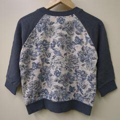 ROSE BUD ローズバッド ラグラントレーナー 花柄プリントの画像