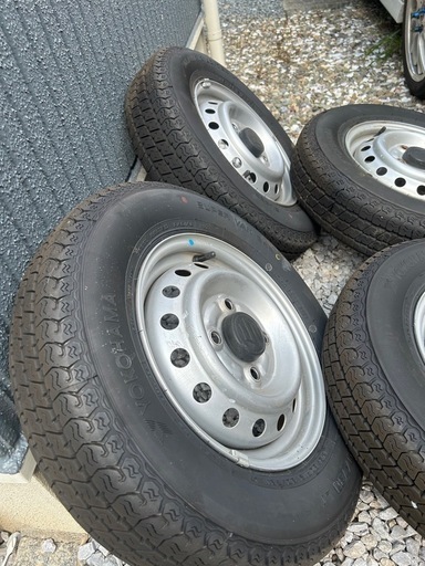 スズキ純正　夏タイヤセット　145/80r12  軽トラ　軽バン