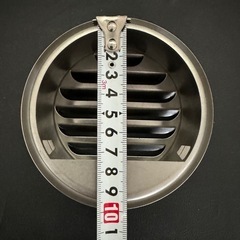 壁通気口 ステンレス 9.5cm 14cm中古品の画像