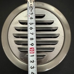 壁通気口 ステンレス 9.5cm 14cm中古品の画像