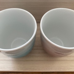 九谷焼　ペア　湯呑みの画像