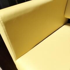 【美品】2〜3人がけ用ソファ　ダイニングソファ　ソファおしゃれソファの画像