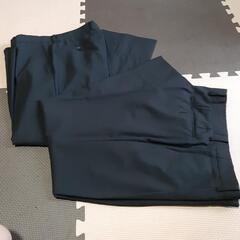 スーツ上下  黒 夏パンツ2本の画像