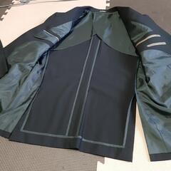 スーツ上下  黒 夏パンツ2本の画像