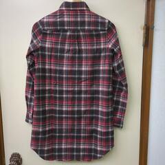 Eight Peanuts エイトピーナッツ 赤チェックチュニック Mの画像
