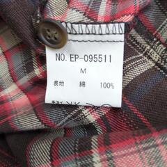 Eight Peanuts エイトピーナッツ 赤チェックチュニック Mの画像