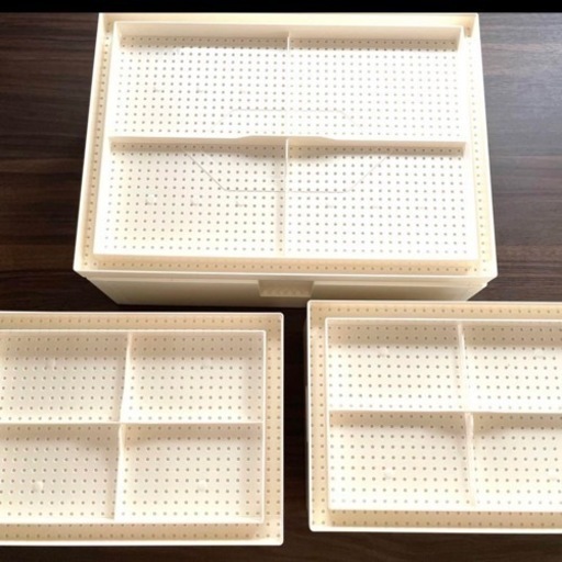 IKEA BYGGLEK レゴ(R)ボックス ふた付き 5点セットホワイト
