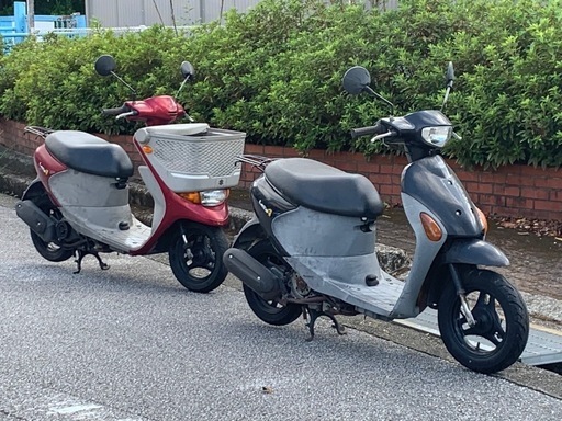 スズキ レッツ4スト、二台まとめて