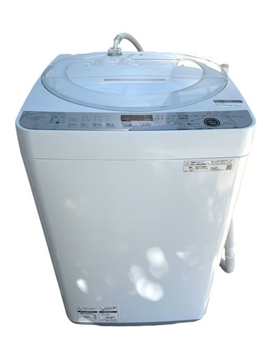 シャープ 洗濯機 ES-GE7E-W ７㎏ 2021年製