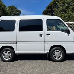 平成24年 サンバーバン 赤帽 TV2 ホワイト 4WD MT AC PS 走行12万キロ 車検対応可の画像