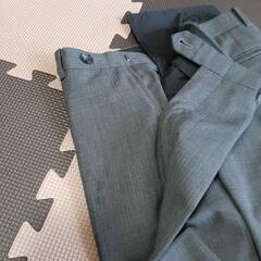 スーツ上下夏ノータックパンツの画像