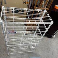 リサイクルショップどりーむ天保山店　No14339　メタルラック　白色　オシャレホワイト　美品の画像