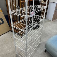 リサイクルショップどりーむ天保山店　No14339　メタルラック　白色　オシャレホワイト　美品の画像
