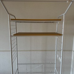 美品【ニトリ】棚2段ランドリーラックの画像