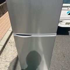 シャープ 2ドア冷蔵庫 SJ-H12D-S/118L/耐熱トップテーブル/直冷式/右開き/2018年製