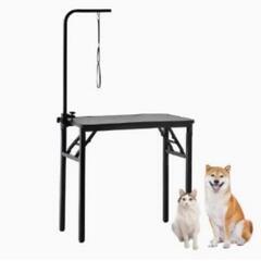 Amazon | JINTANGLI ペット 犬 ペット グルーミングテーブル 大型犬用 高さ調節可能 高耐久 プロ仕様 ポータブル トリミングテーブル  アーム/ノーズ/メッシュトレイ付き 最大耐荷重330ポンド 36インチ/ブラック | JINTANGLI PET | トリミングシザー 通販