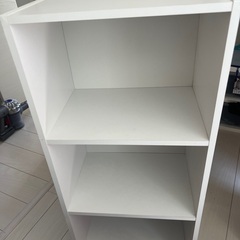 カラーボックス　白の画像