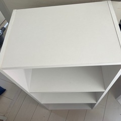 カラーボックス　白の画像