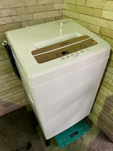 【美品】大阪送料無料★3か月保障付き★洗濯機★2021年★アイリスオーヤマ★5kg★IAW-T502EN★S-391