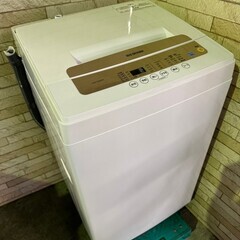 【美品】大阪送料無料★3か月保障付き★洗濯機★2021年★アイリスオーヤマ★5kg★IAW-T502EN★S-391