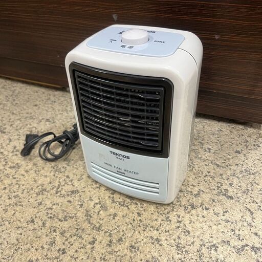 ミニファンヒーター 600w  転倒オフスイッチ TSO-604 札幌 東区
