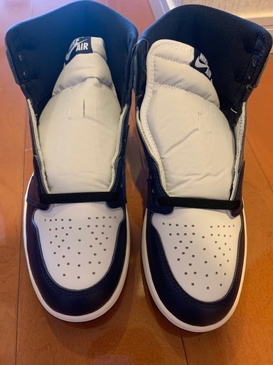 ナイキ　スニーカー　Air Jordan 1 Retro High OG Midnight Navy27.5