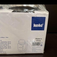 ★最終価格！★ Kela ケラ ストレージジャー クリアー 3個セットの画像