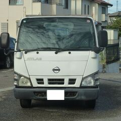 H.16年 日産 アトラス 4.8 ダンプ フルスーパーロー ディーゼル 2tスムーサー5MT ホワイト　ETC　 ABS　エアバック　車検R6/11　　16963 　の画像