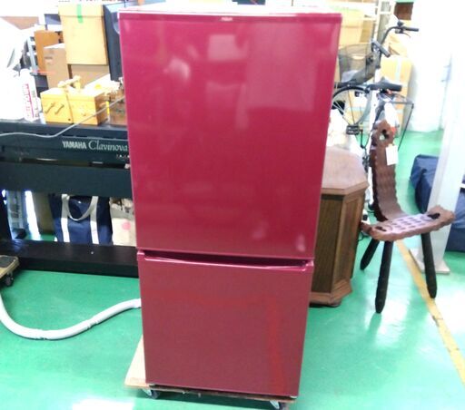 伊勢崎店【現状品】gi9-47 アクア冷蔵庫 AQR-17J(R) 168L 2019年製 動作確認済