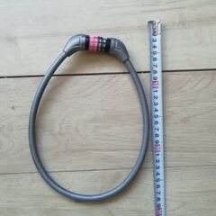 ダイヤル式ワイヤー錠中古品