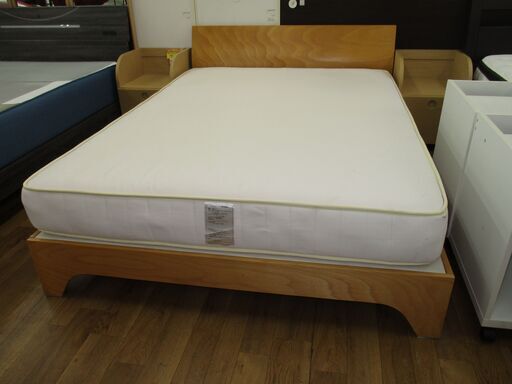 R449 ダブルベッド 無印良品 マットレス、幅140cm Used