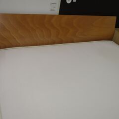 R449 ダブルベッド 無印良品 マットレス、幅140cm Usedの画像