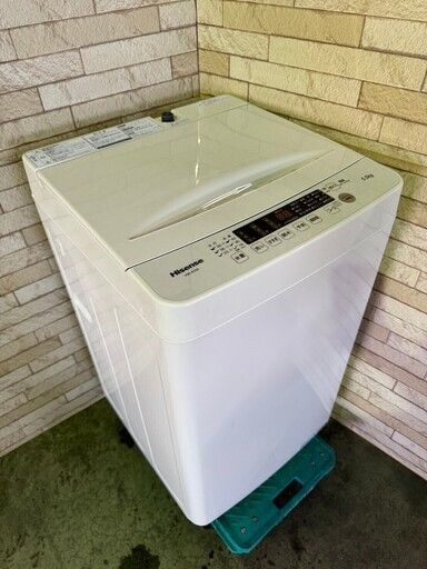 【高年式 美品】大阪送料無料★3か月保障付き★洗濯機★2023年★ハイセンス★5.5kg★HW-K55E★S-379