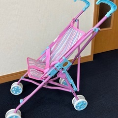 【お譲りします】人形用ベビーカーの画像