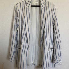 H&M ストライプジャケット　美品